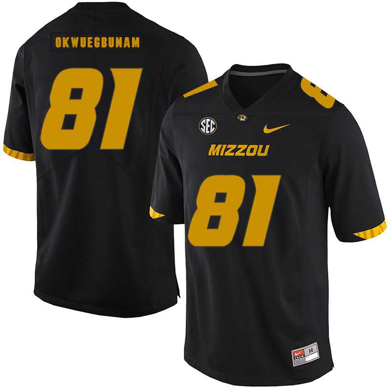Missouri Tigers 81 Albert Okwuegbunam Black Nike College Football Jersey Dzhi,We sell and wholesale Missouri Tigers 81 Albert Okwuegbunam Black Nike College Football Jersey Dzhi on line form chian!